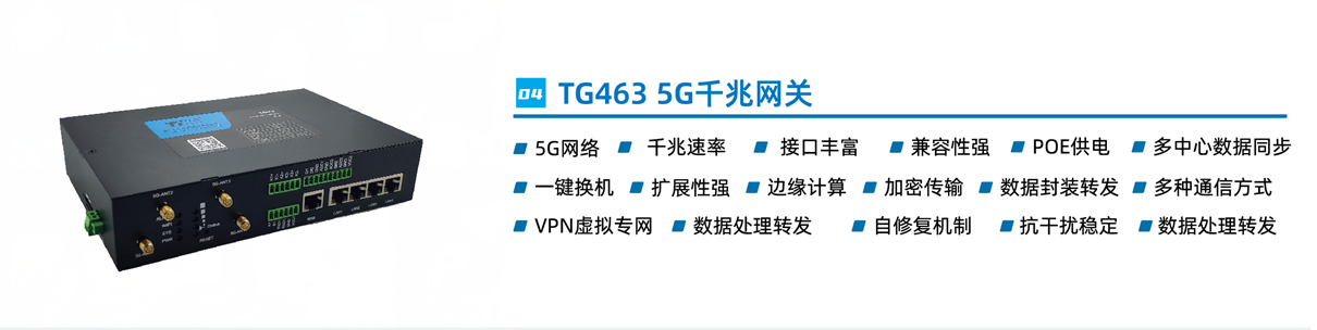 智慧燈桿網(wǎng)關(guān)TG463 智慧燈桿網(wǎng)關(guān)TG463